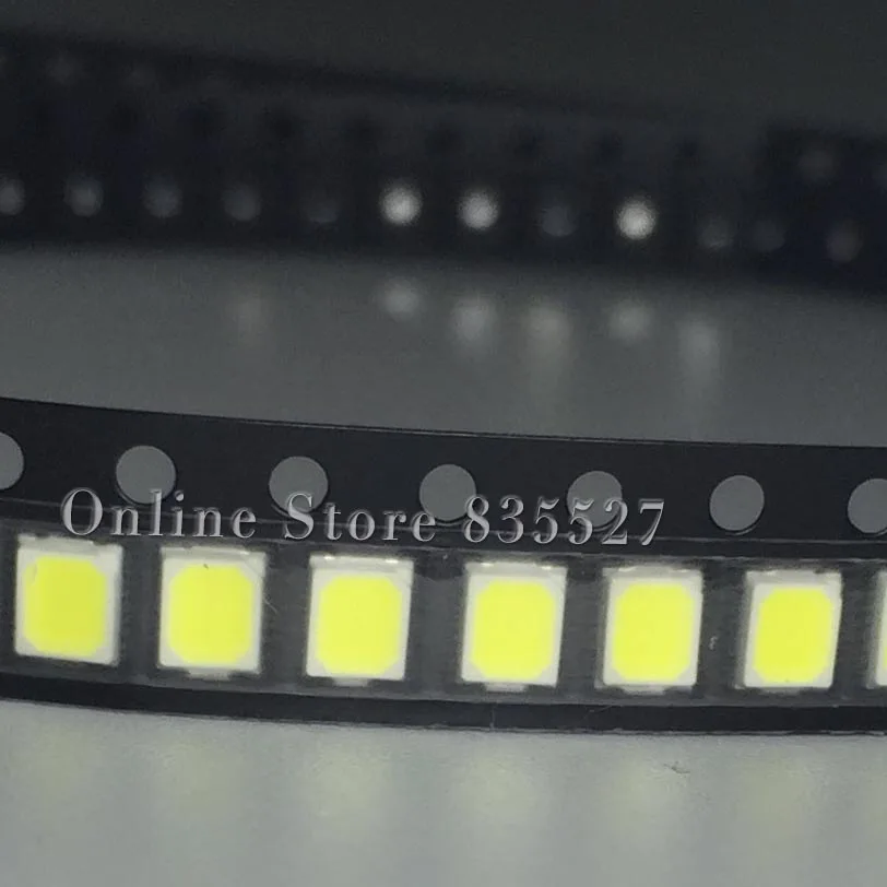 200PCS/LOT 2835 SMD pure white / natural white / warm white / cool white LED 23-25LM bright lamp beads Light emitting diode Top Merken Winkel